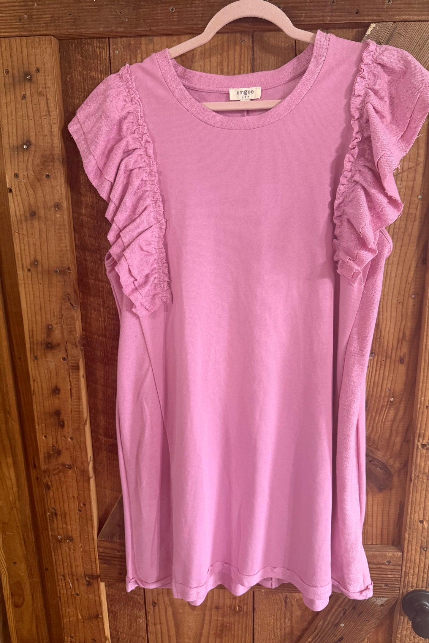 Pink Terry Dress