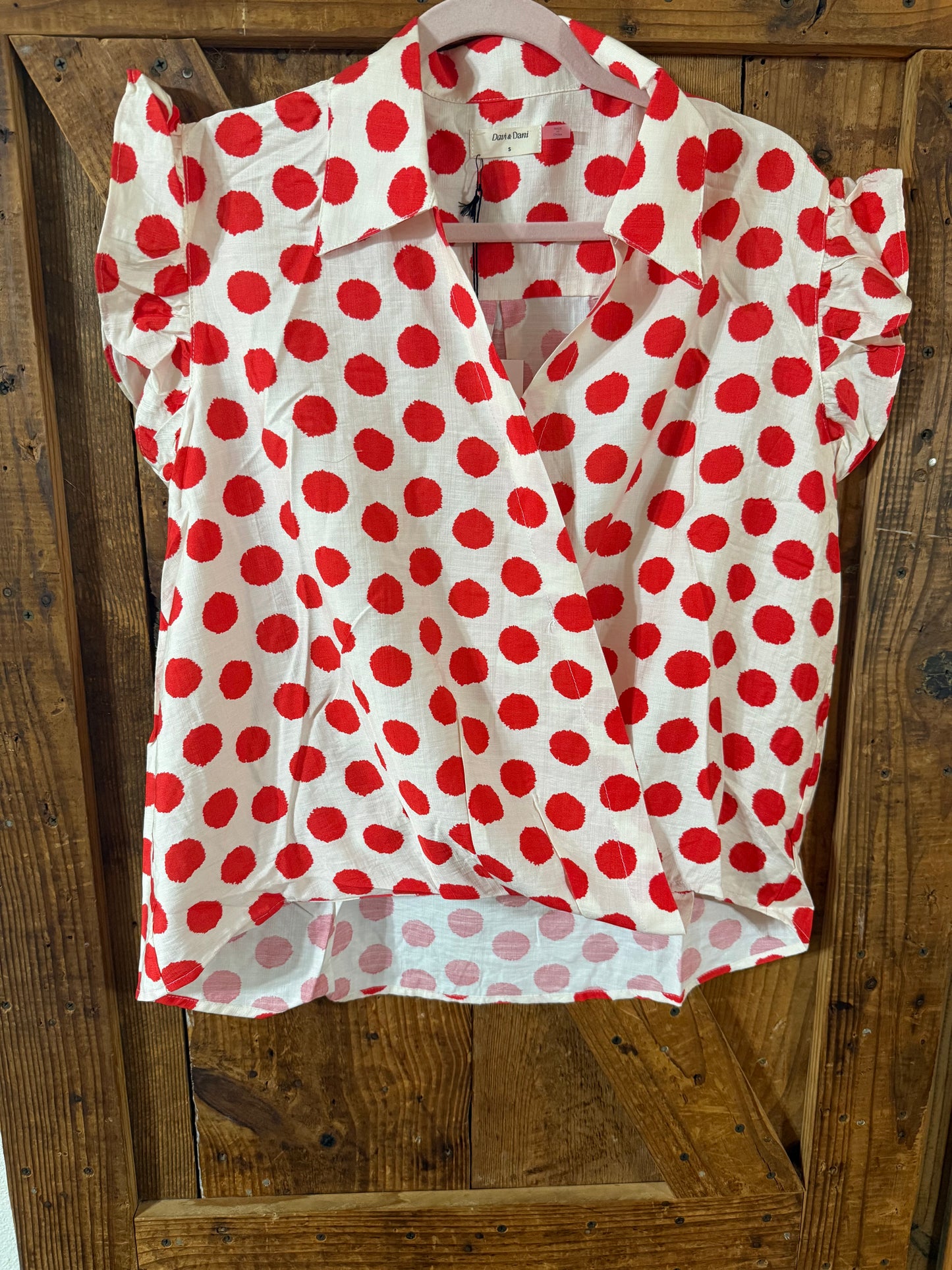 Red PolkaDot Shirt