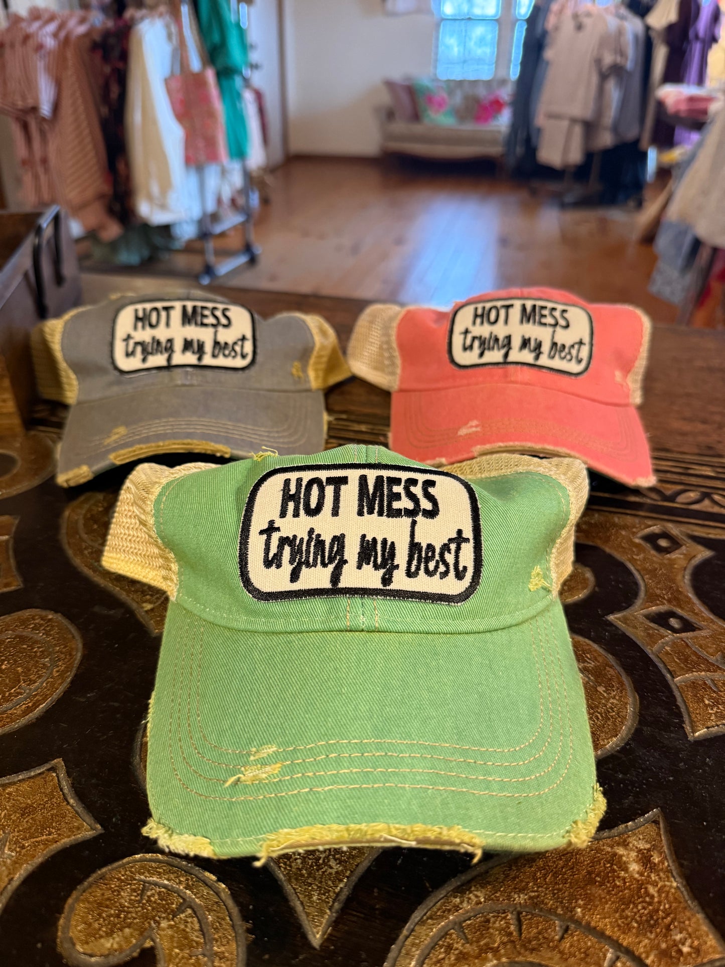 Hot Mess Hat