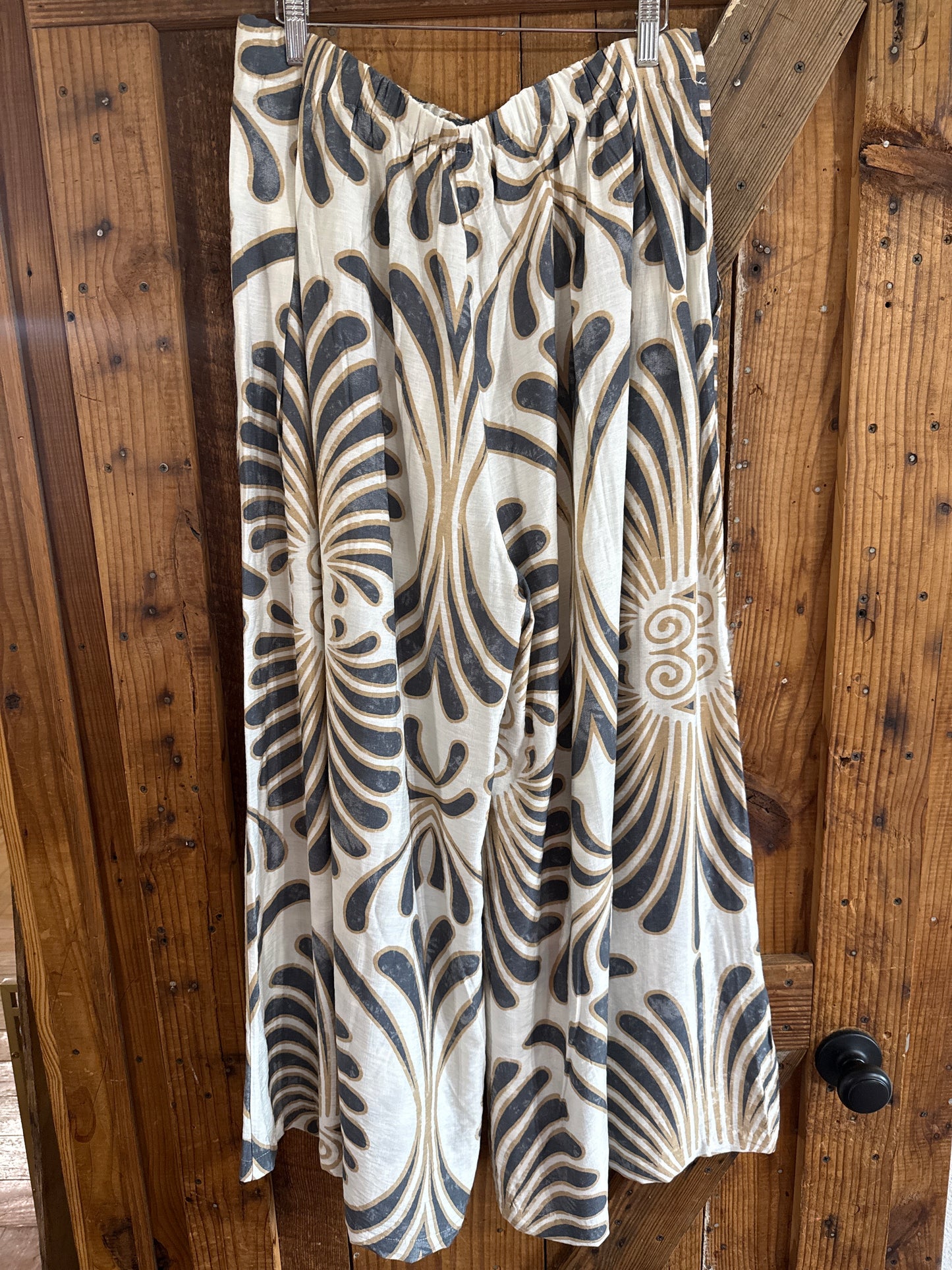 PLUS Printed Linen Pant