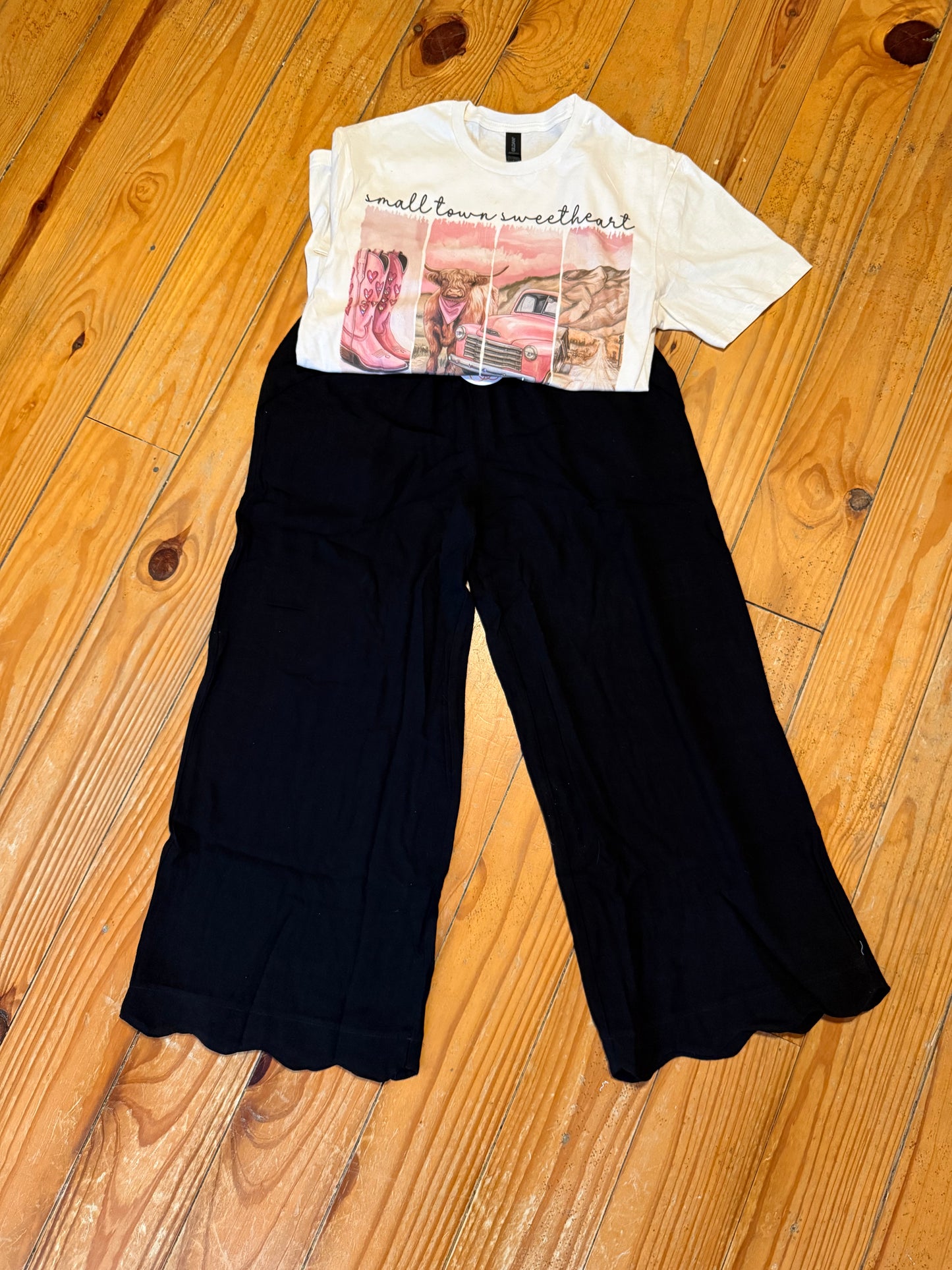 Black Linen Pant