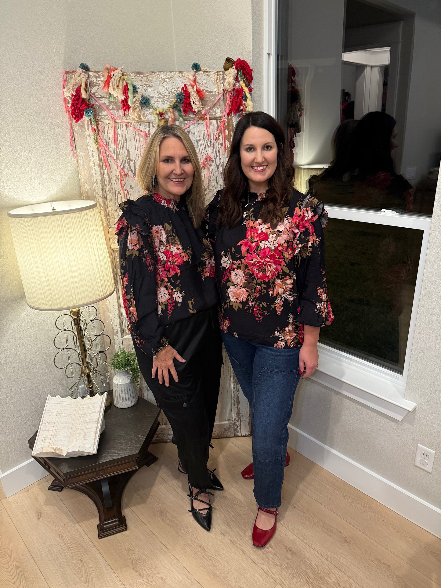 Plus Floral Printed Blouse