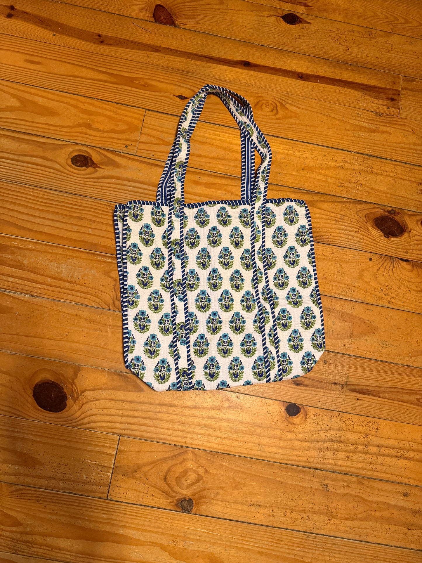 Green Quilted Bag