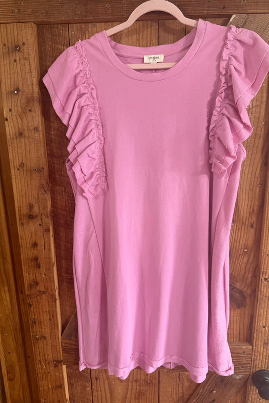 Pink Terry Dress