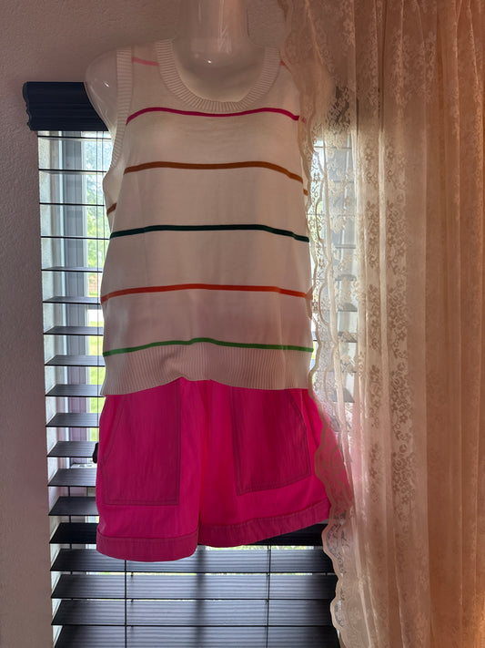 Stripe Sweater Tank