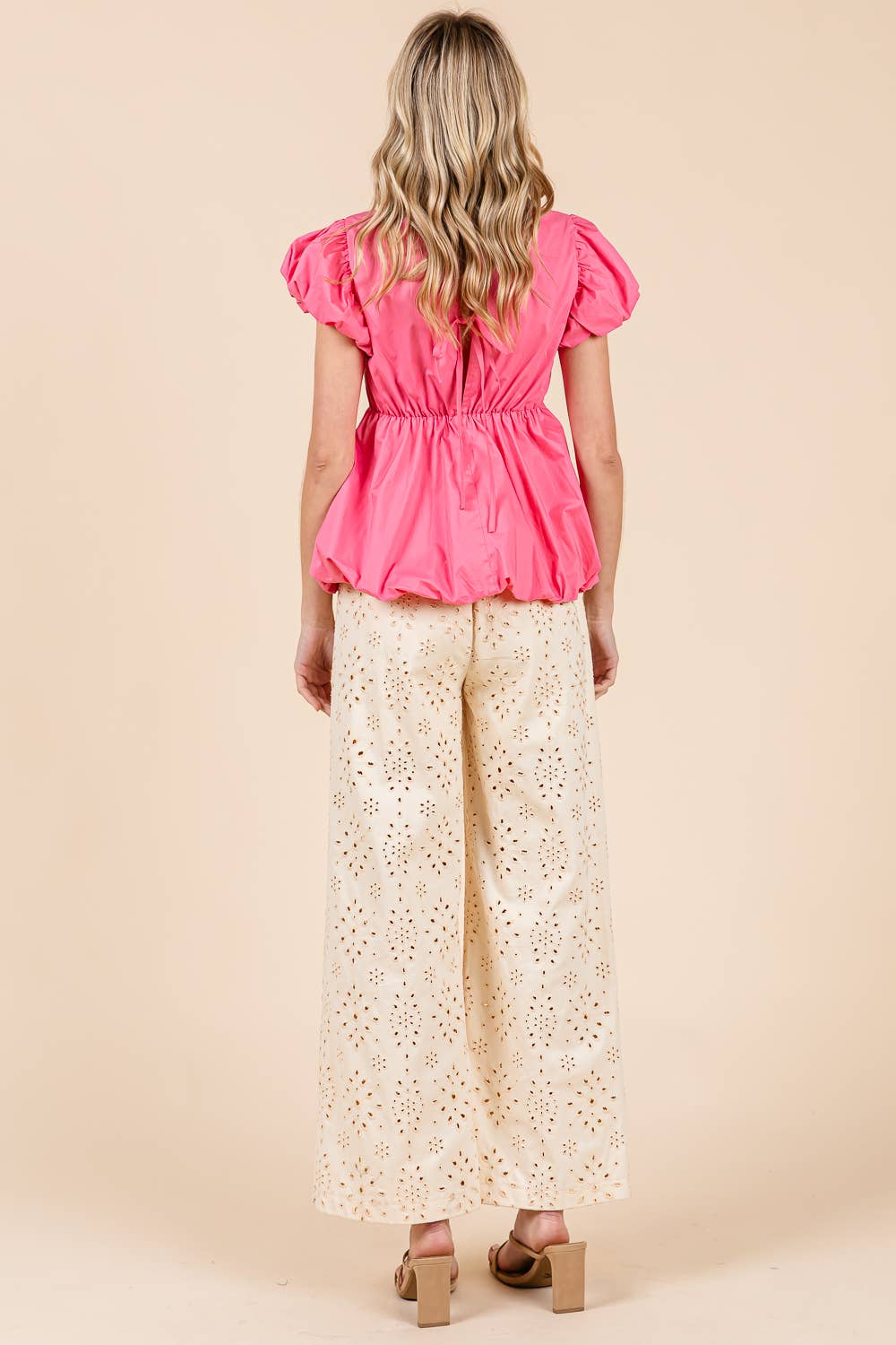 Plus Eyelet Lace Pants