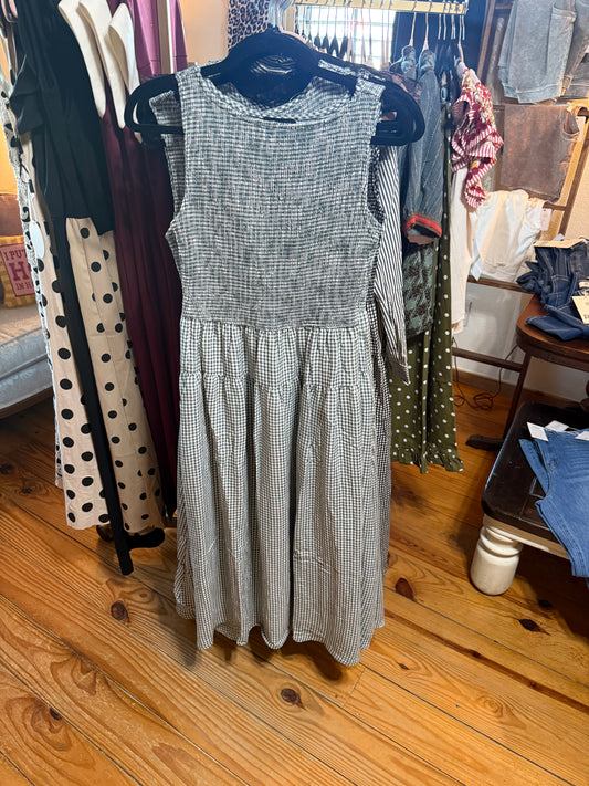 Green Gingham Dress