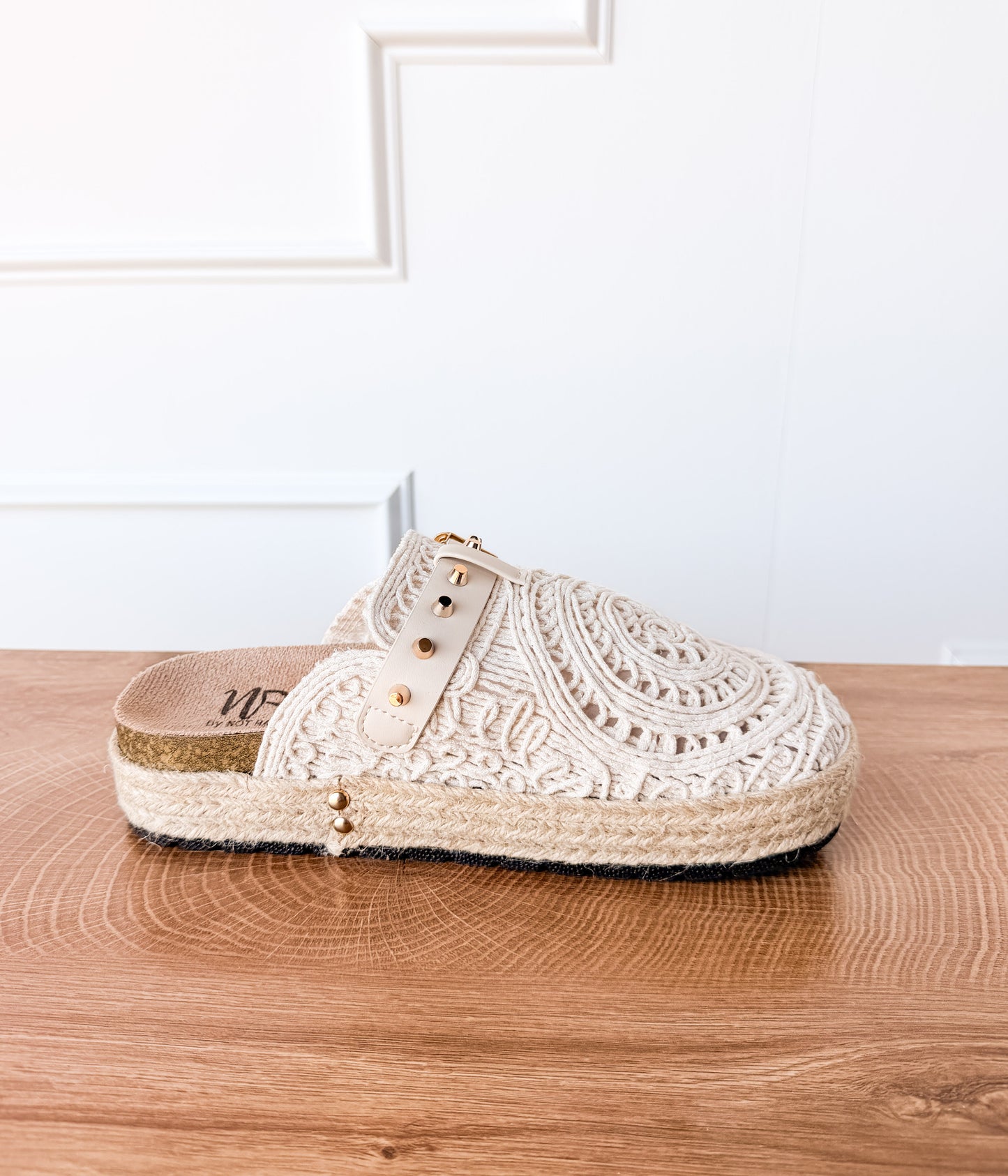 Woven Espadrille Clog
