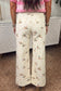 Mallard Printed Cuffed Hem Shift Jeans