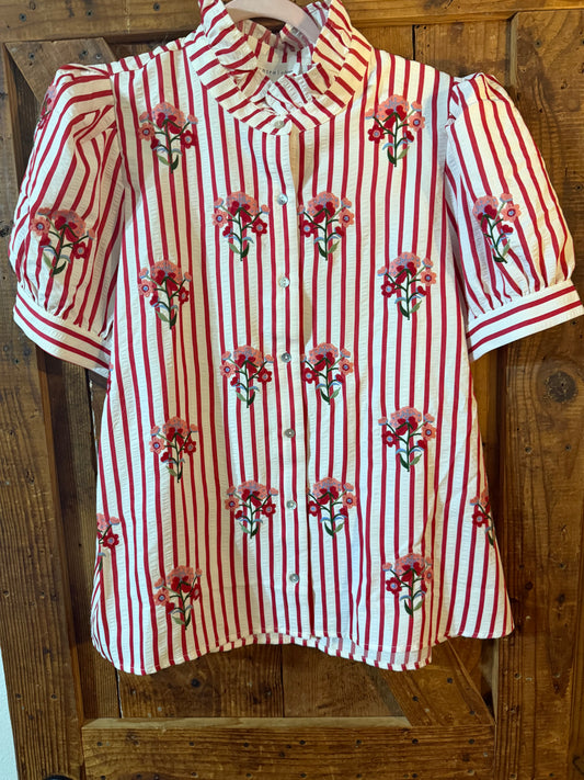 Red Flower Stripe (Plus)