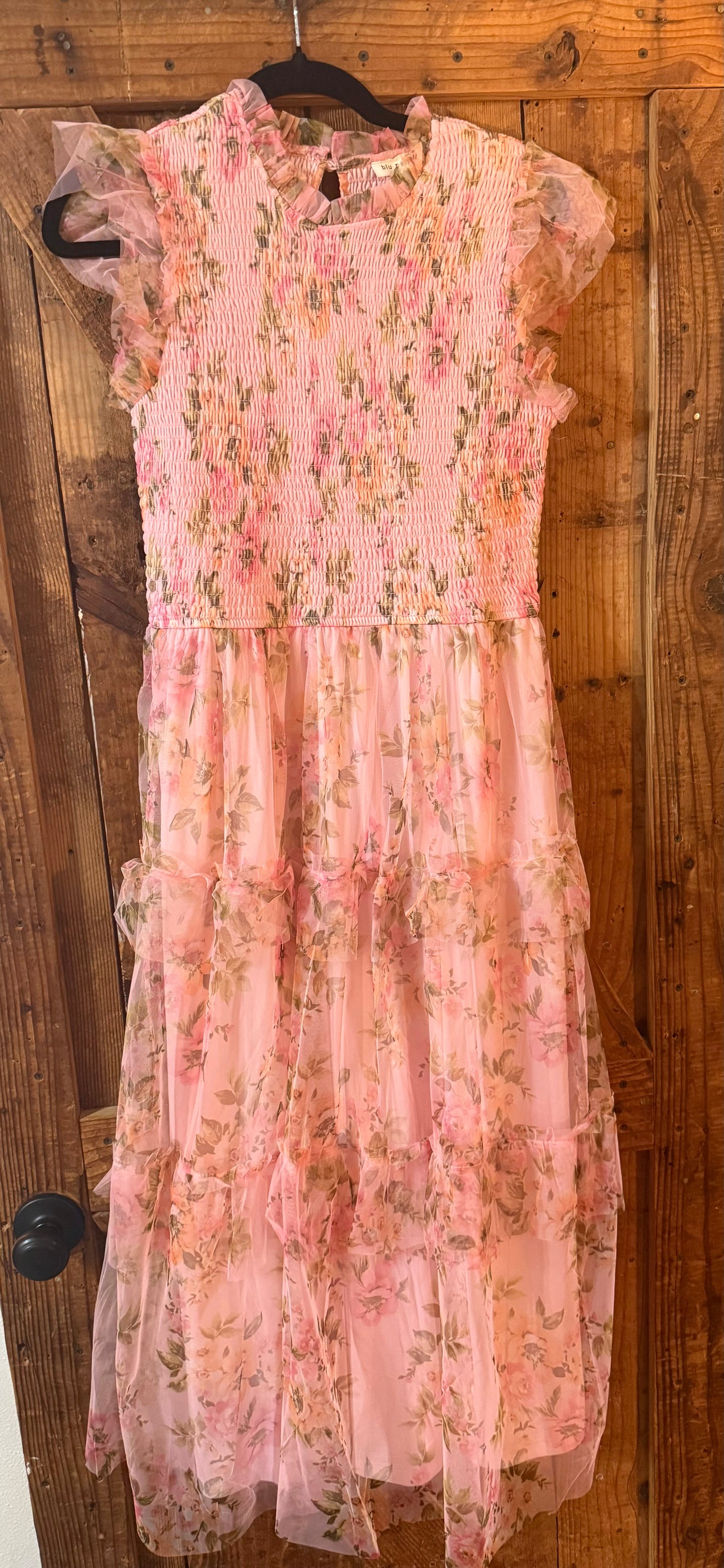 Pink Floral Dress