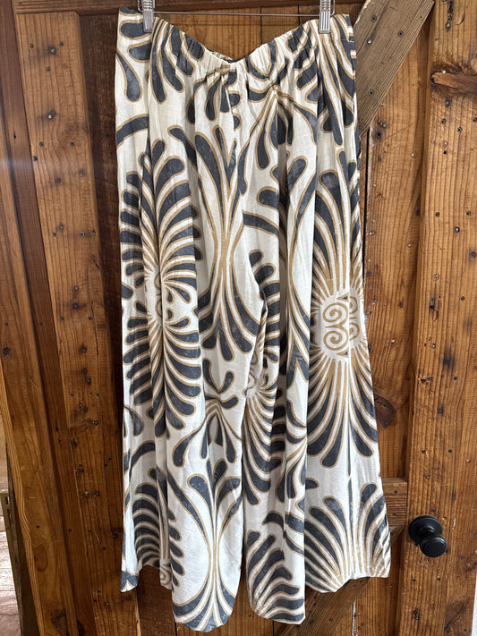 PLUS Printed Linen Pant