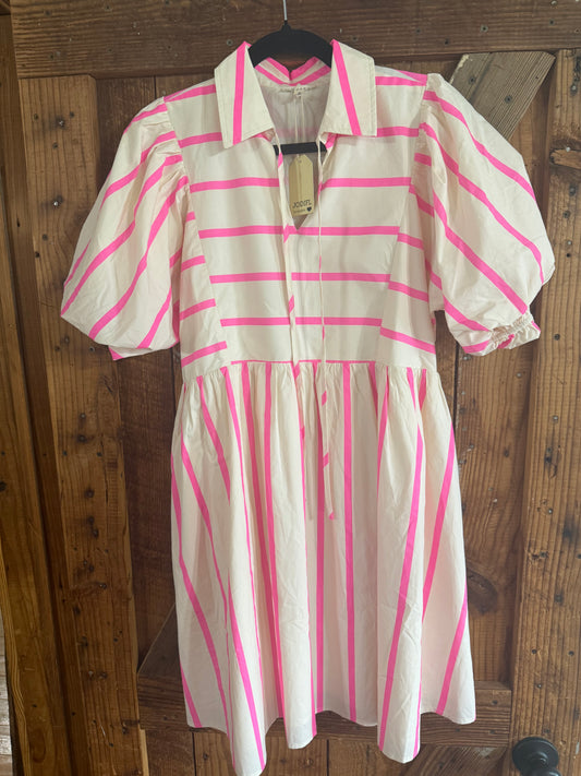 Pink Stripe Dress