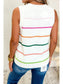 Colorful Stripe Sweater Tank