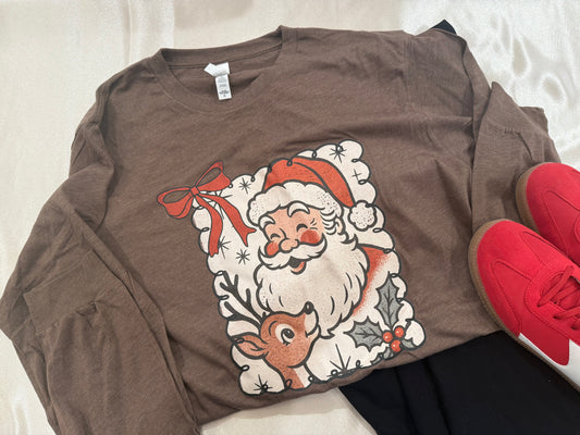 Santa Stamp Longsleeve
