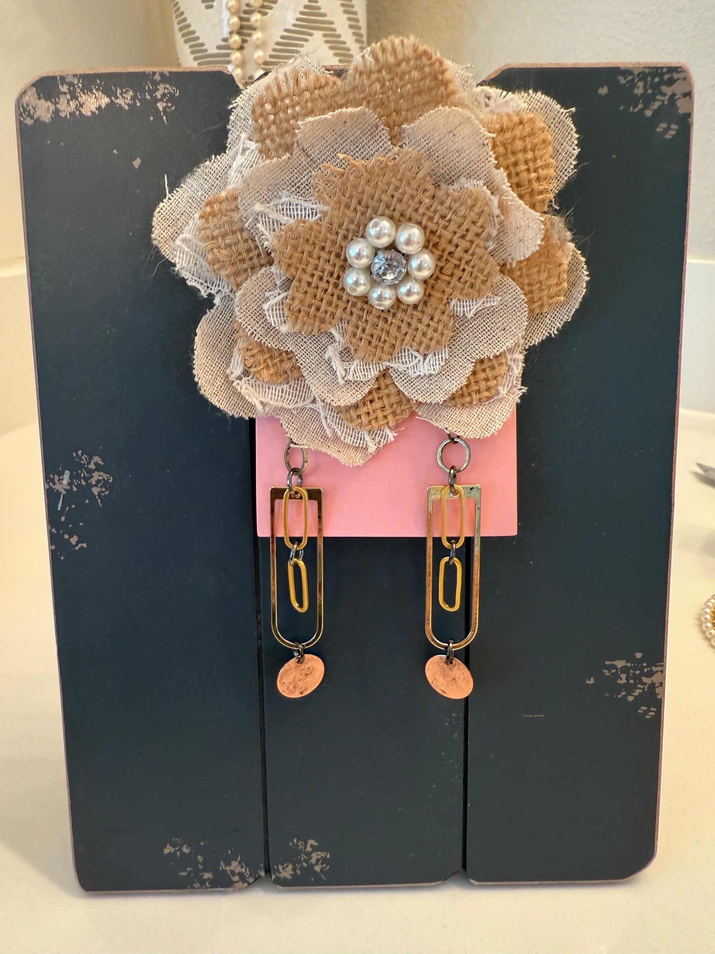 Collage Dangle Earrings