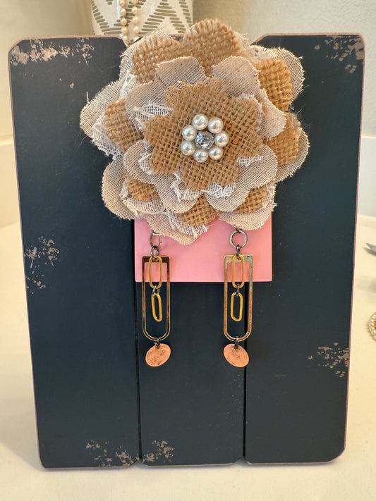 Collage Dangle Earrings