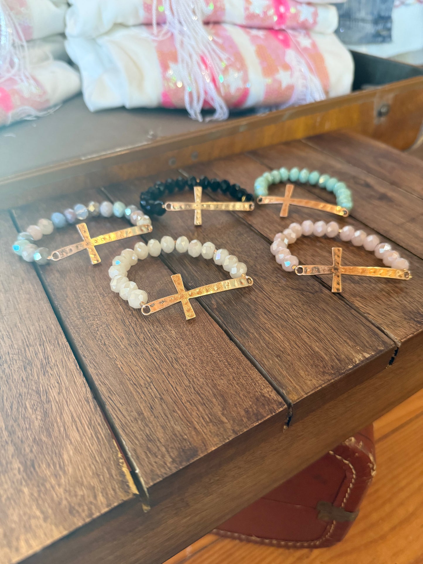 Cross Stack Bracelet