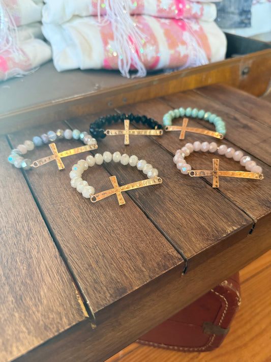 Cross Stack Bracelet