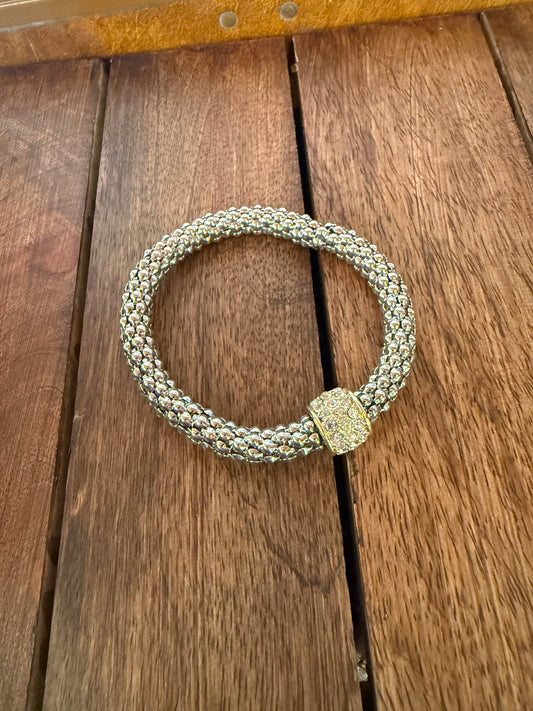 Silver Rhinestone Bracelet