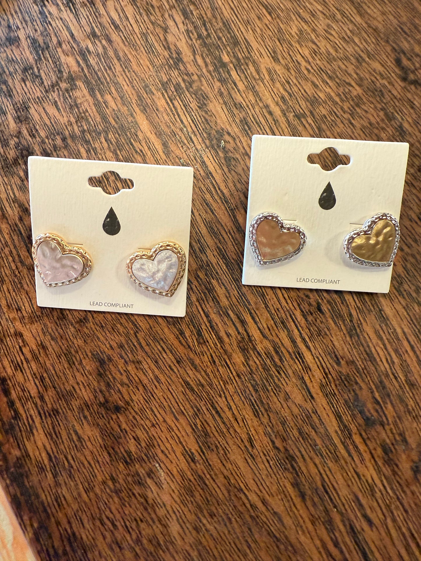 Heart Studs
