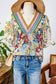 Boho Floral Blouse