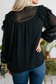 Ruffle Chiffon Shirt